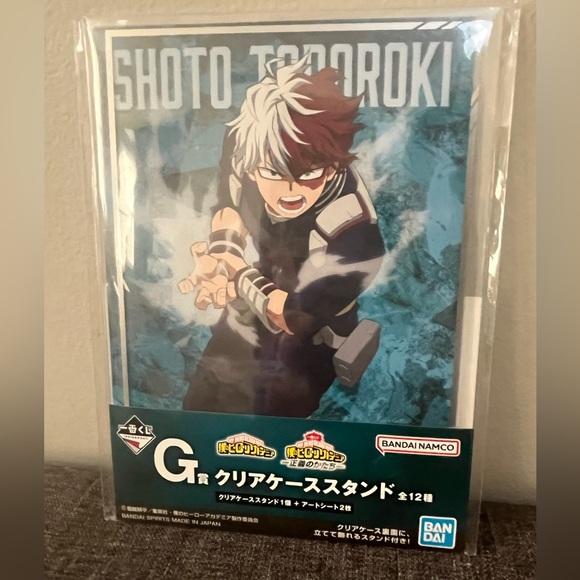 My Hero Academia Todoroki Clear Case Stand Bandai from Japan 🇯🇵 Ichiban Kuji - Picture 3 of 6